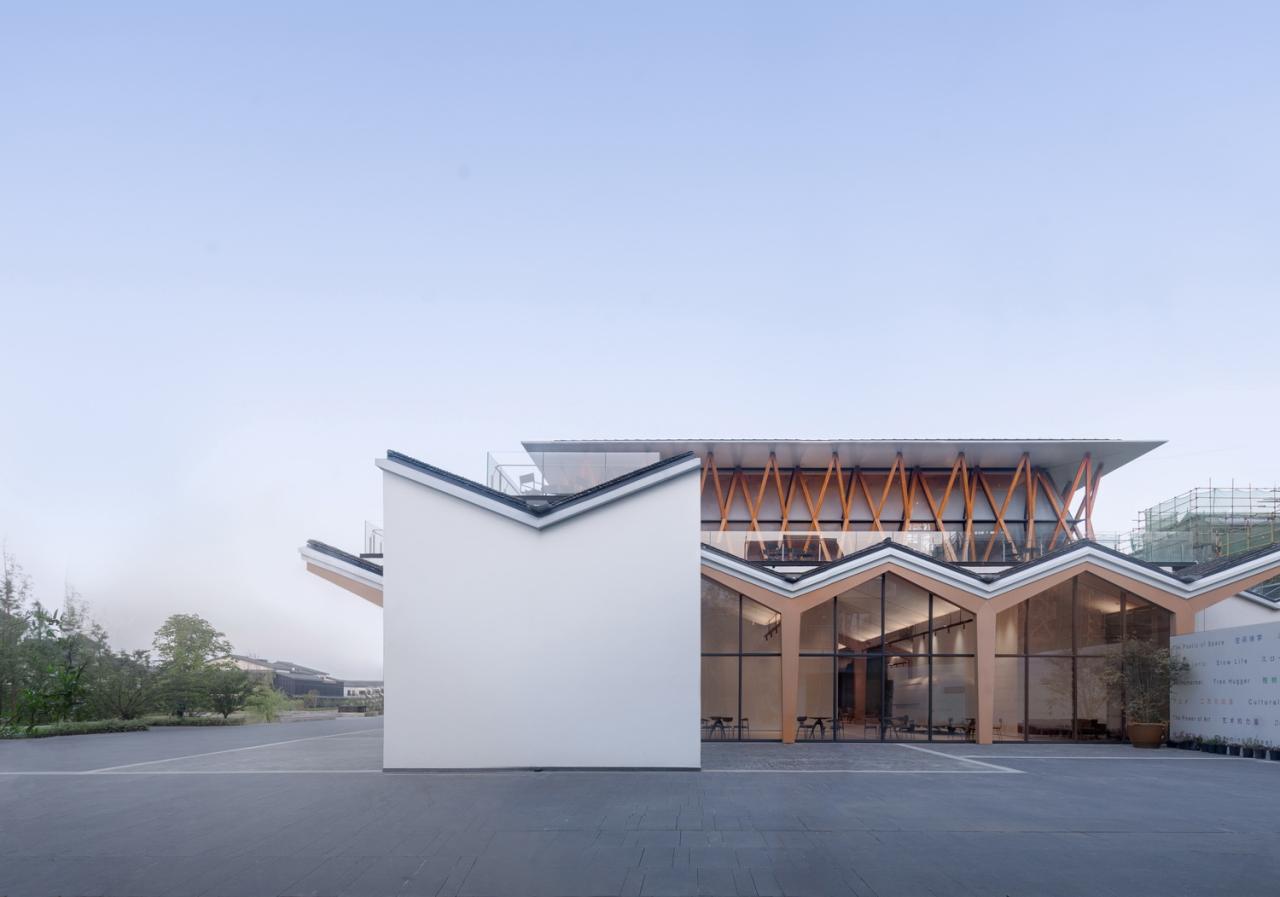 BIM建筑|市集美术馆——西塘东区一号楼的叠合形制 / 山水秀建筑事务所