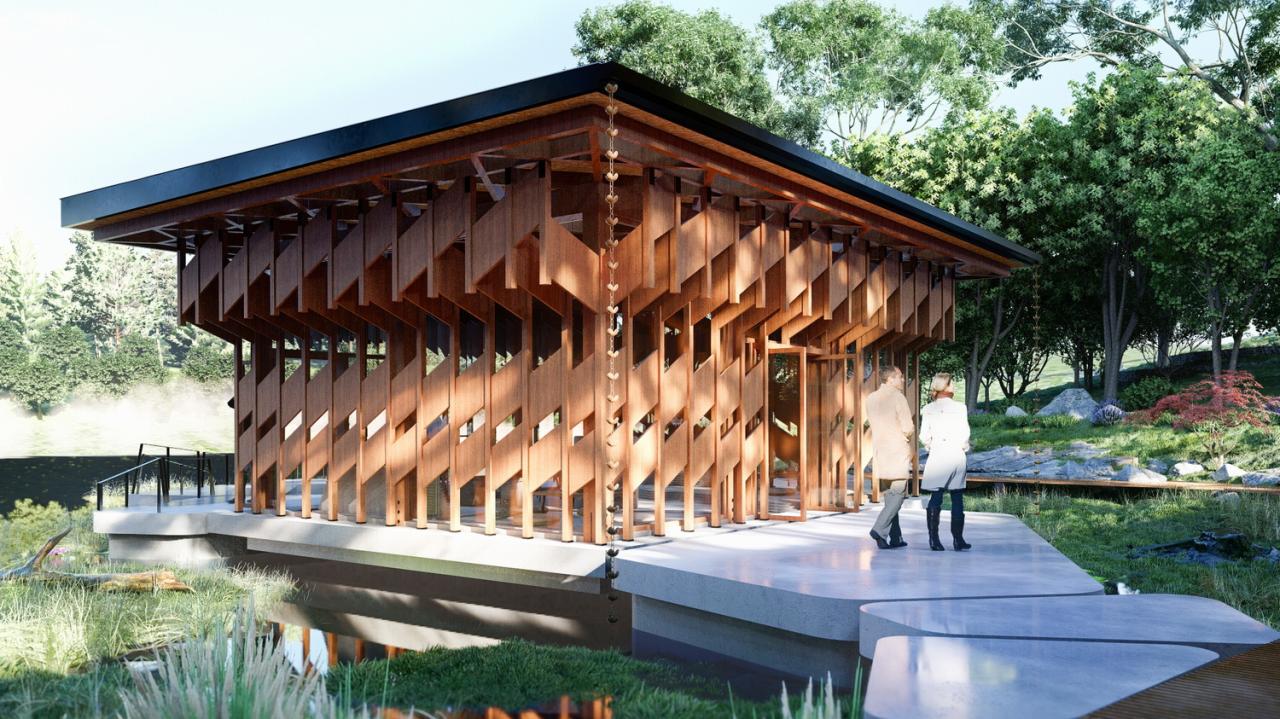 BIM建筑|天府栖岸——观鸟屋 / 蜂蜜景观工坊