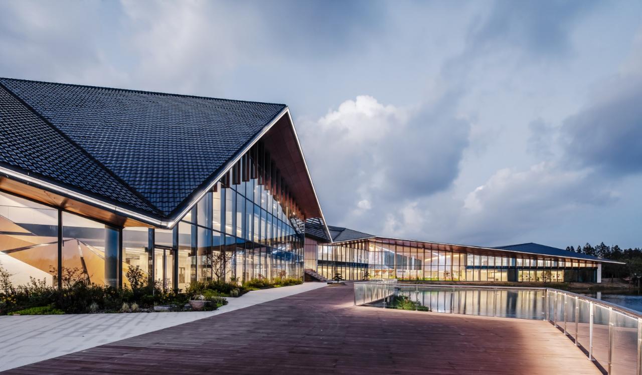 BIM建筑|长兴岛郊野公园游客中心 / 米川工作室 + 水石设计