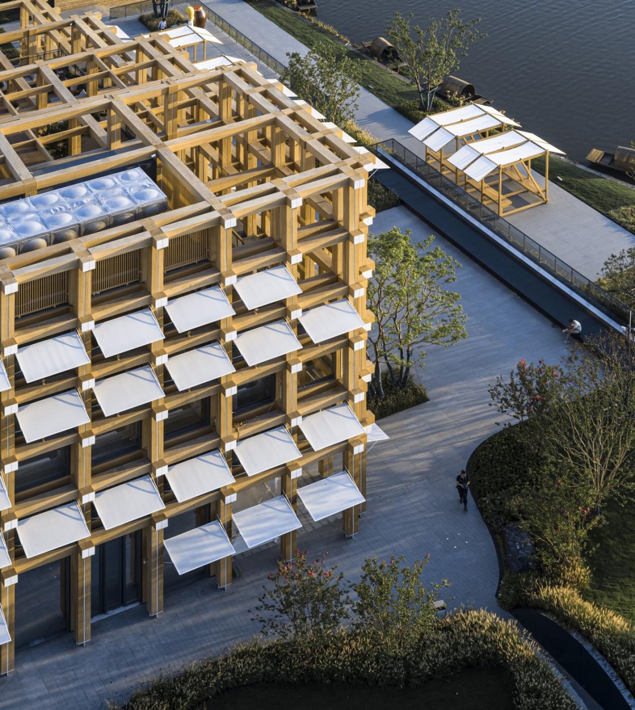 BIM建筑|绍兴黄酒小镇会客厅 / gad