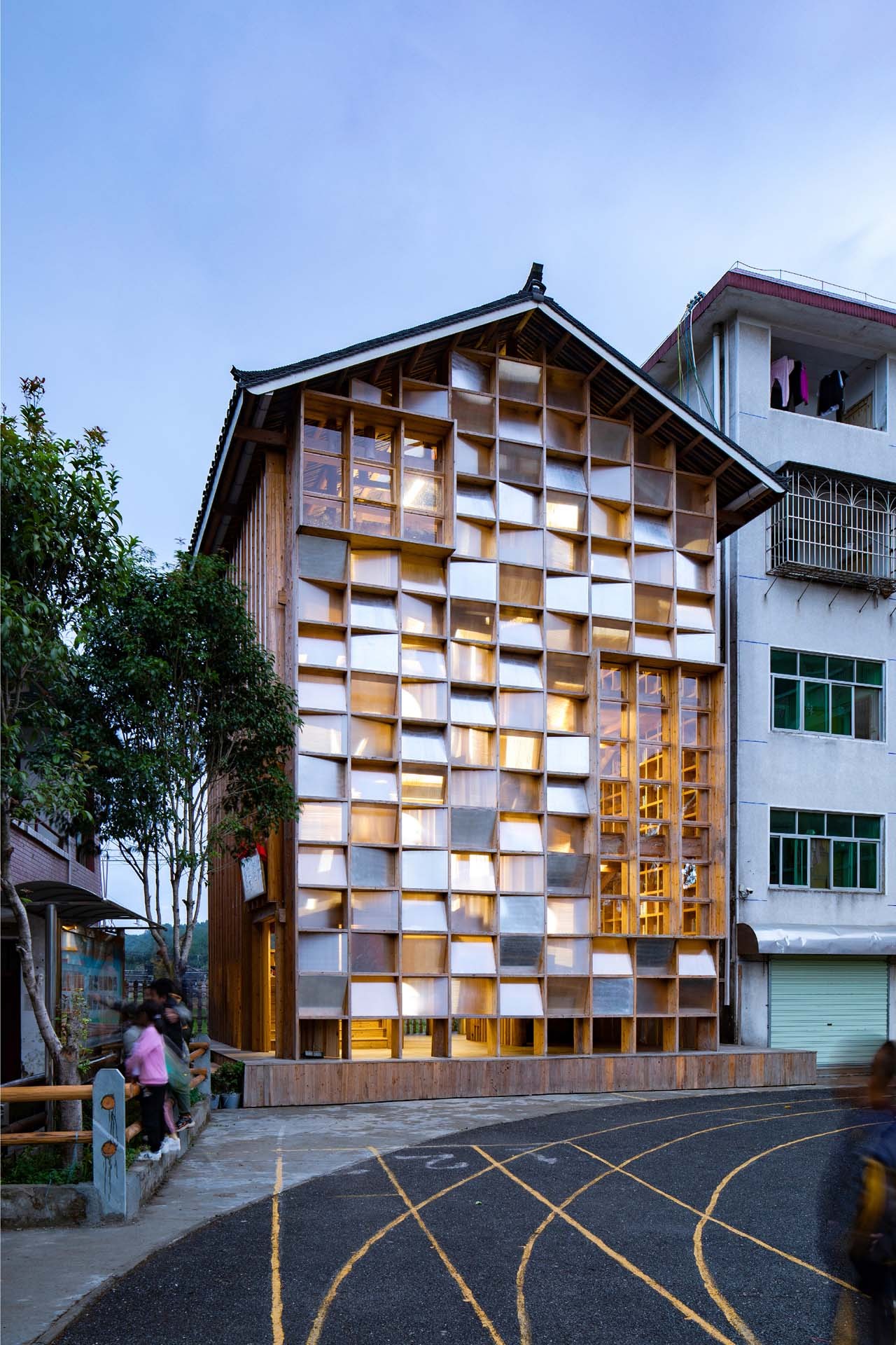 BIM建筑|中国乡村图书馆的新范式：坪坦书屋 / Condition Lab & UAL Studio