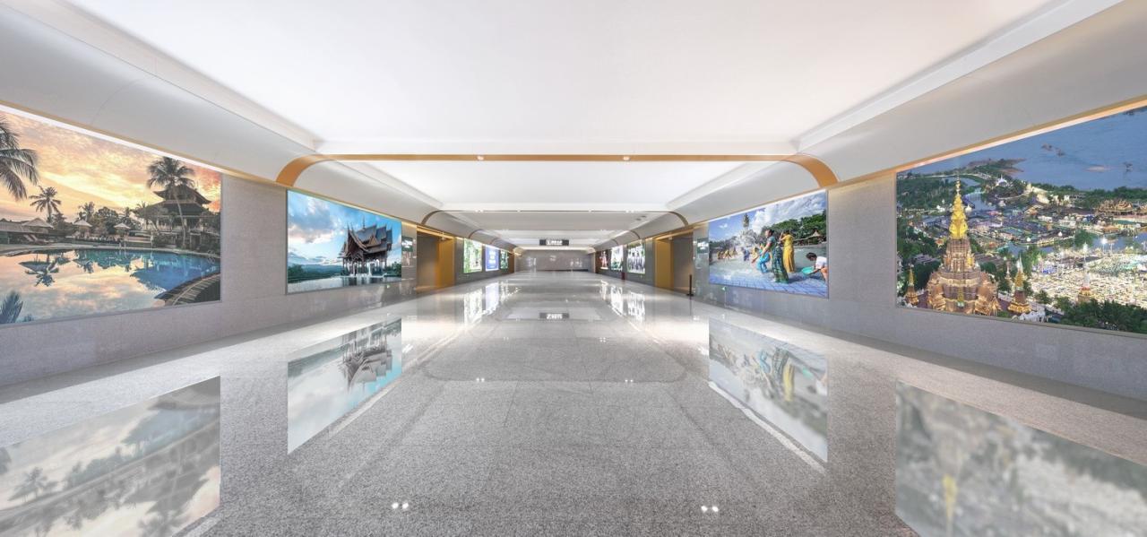 BIM建筑|雀舞彩云：中老铁路-西双版纳站室内设计 / CCDI悉地国际