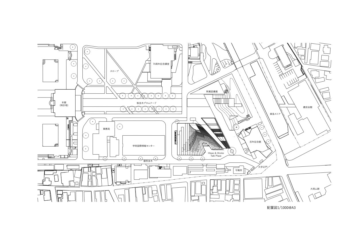 BIM建筑|东京工业大学 Hisao & Hiroko Taki 广场 / 隈研吾建筑事务所