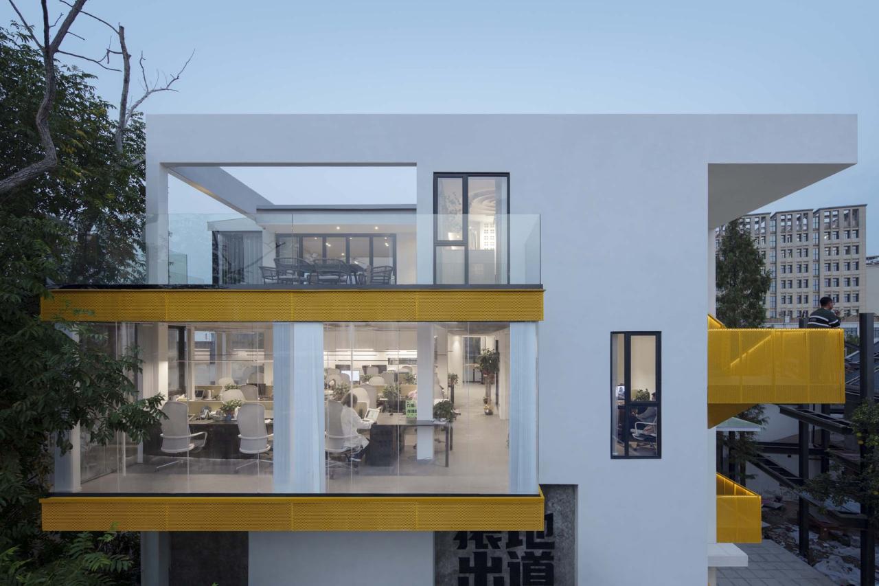 BIM建筑|猿厂营造办公楼建筑改造 / 之行建筑事务所