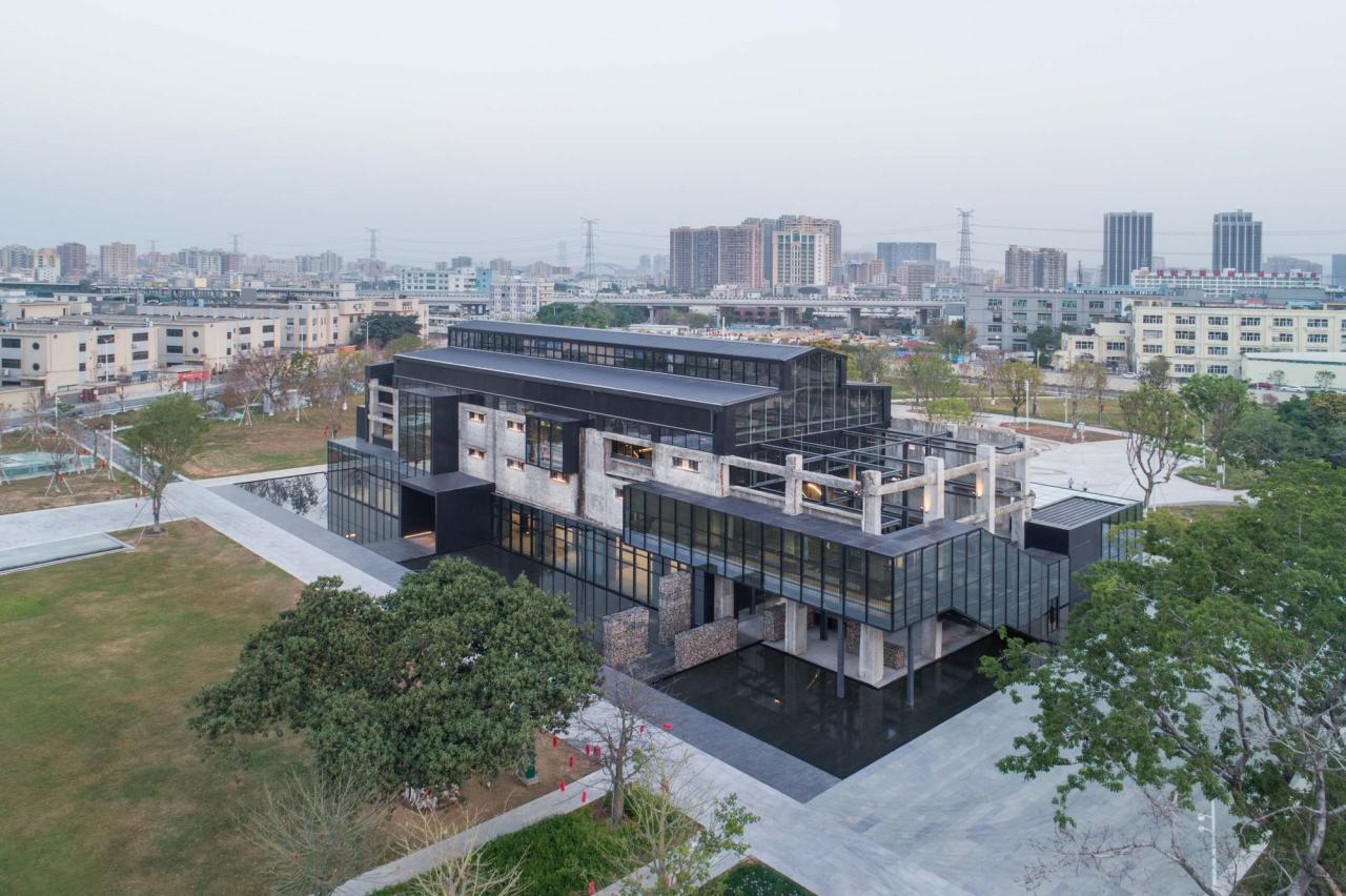 BIM建筑|沙井村民大厅 / 趣城工作室