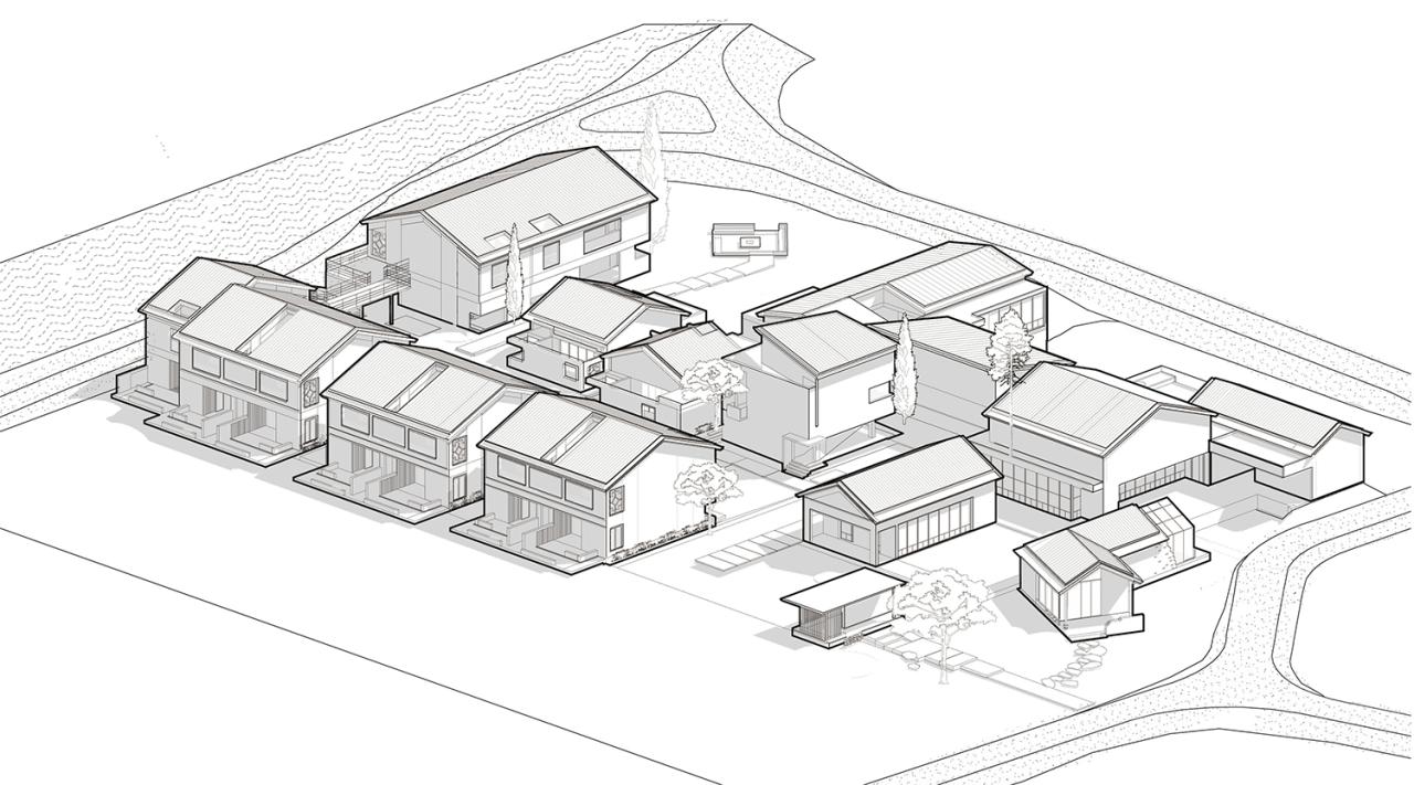 BIM建筑|圩美村舍：江淮民居在地性研究设计 / 科图建筑设计