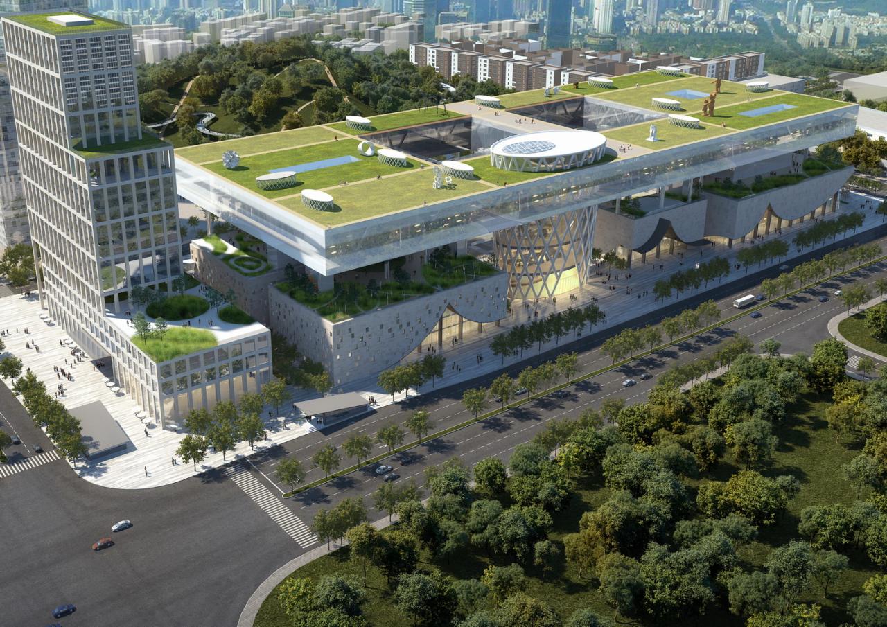 BIM建筑|深圳龙岗艺术中心 / BAU建筑与城市设计事务所