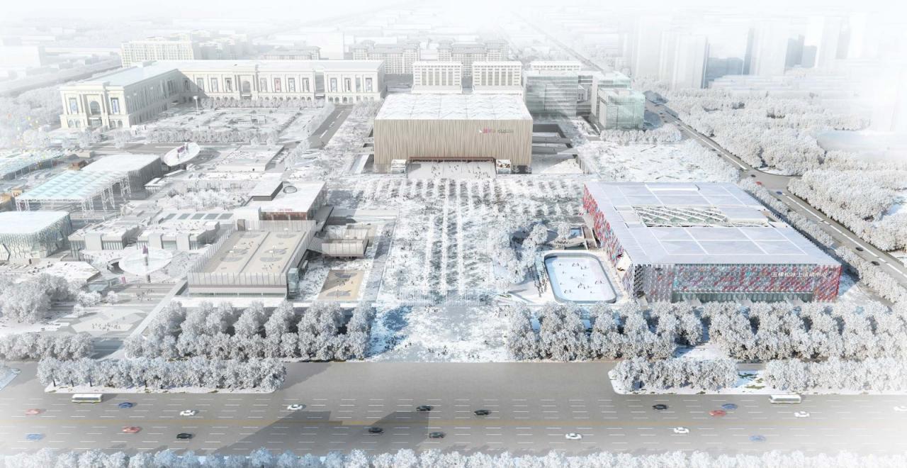 BIM建筑|北京五棵松冰上运动中心 / 朱小地工作室
