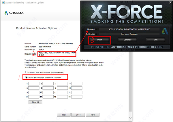 AutoCAD2023官方简体中文64位，附安装教程，注册机、序列号、激活密钥