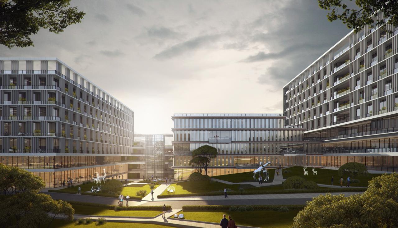 BIM建筑|福清市第二医院投标项目 / 山东省建筑设计研究院第六分院