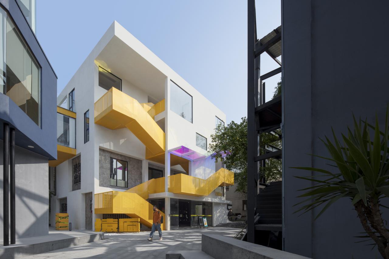 BIM建筑|猿厂营造办公楼建筑改造 / 之行建筑事务所