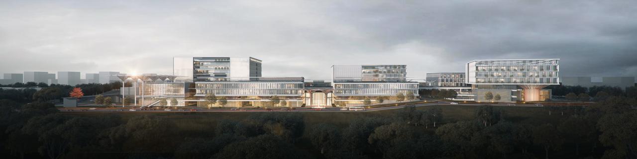 BIM建筑|福清市第二医院投标项目 / 山东省建筑设计研究院第六分院