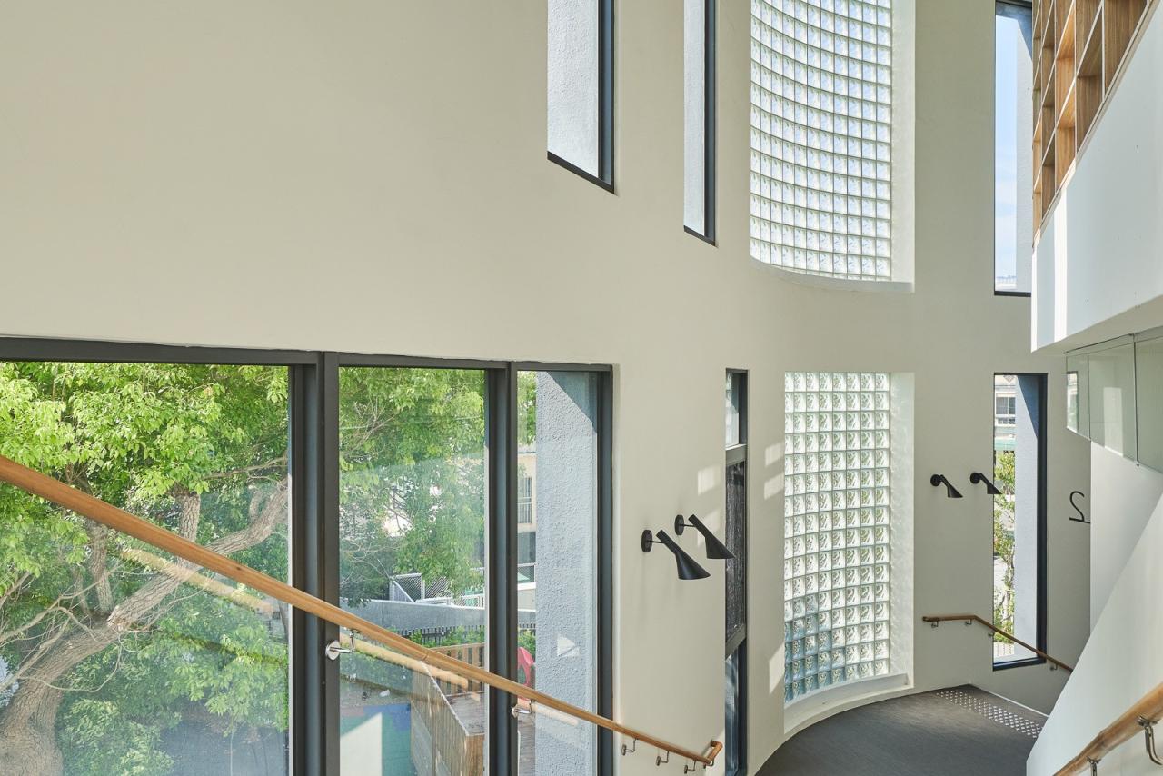 BIM建筑|台中公共图书馆外埔分馆扩建 / 大秝设计