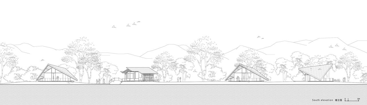 BIM建筑|富阳阳陂湖湿地生态酒店 / 尌林建筑