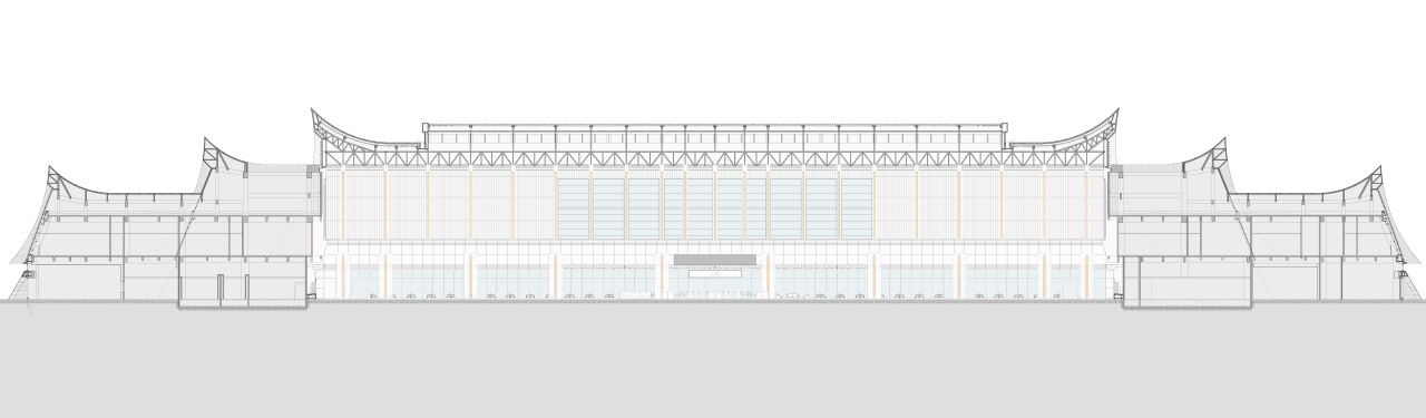 BIM建筑|雀舞彩云：中老铁路-西双版纳站室内设计 / CCDI悉地国际