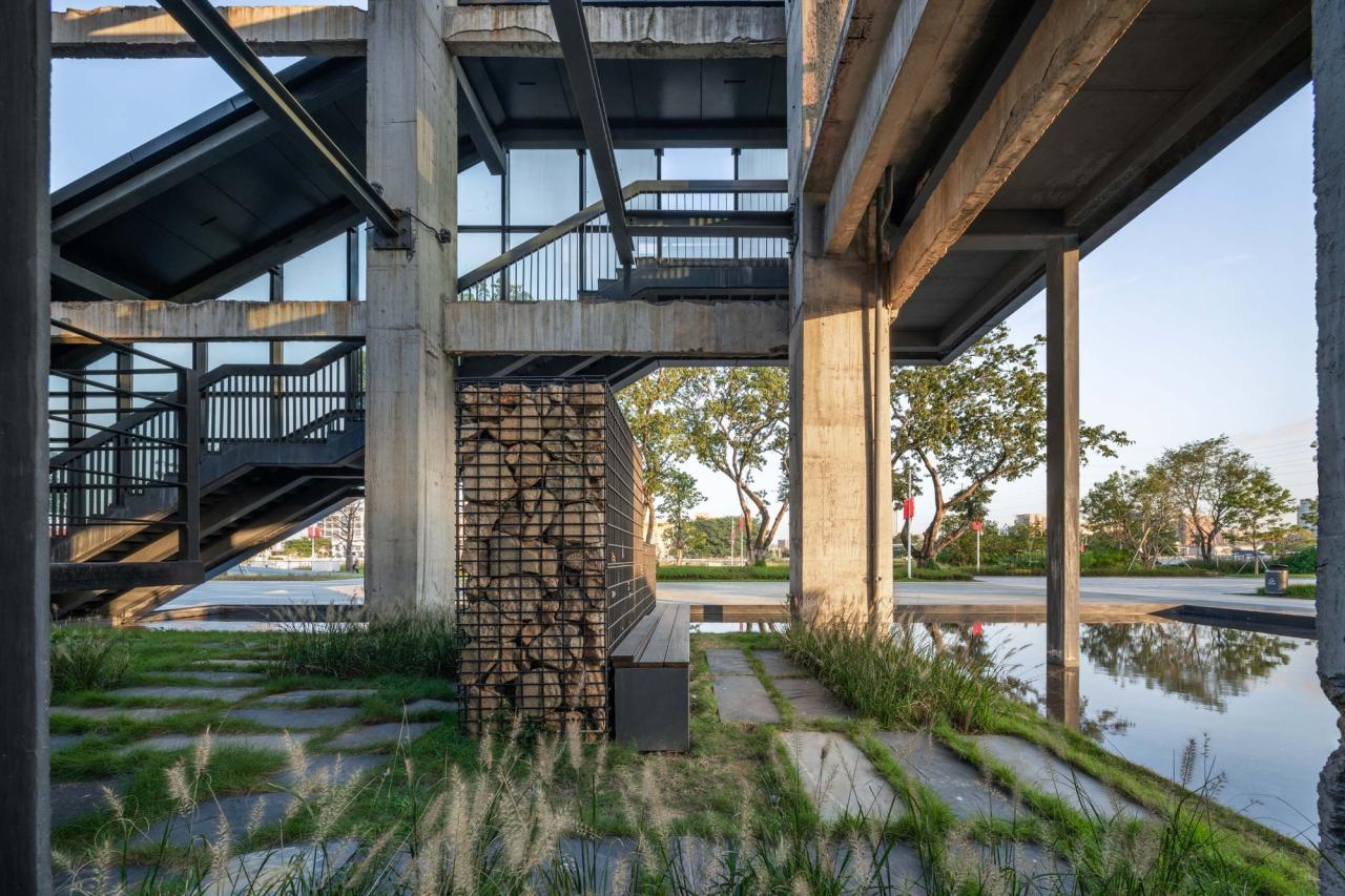 BIM建筑|沙井村民大厅 / 趣城工作室