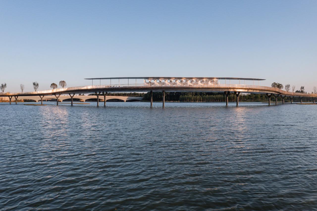 BIM建筑|环元荡贯通桥：一种混合的基建设施 / BAU建筑与城市设计事务所