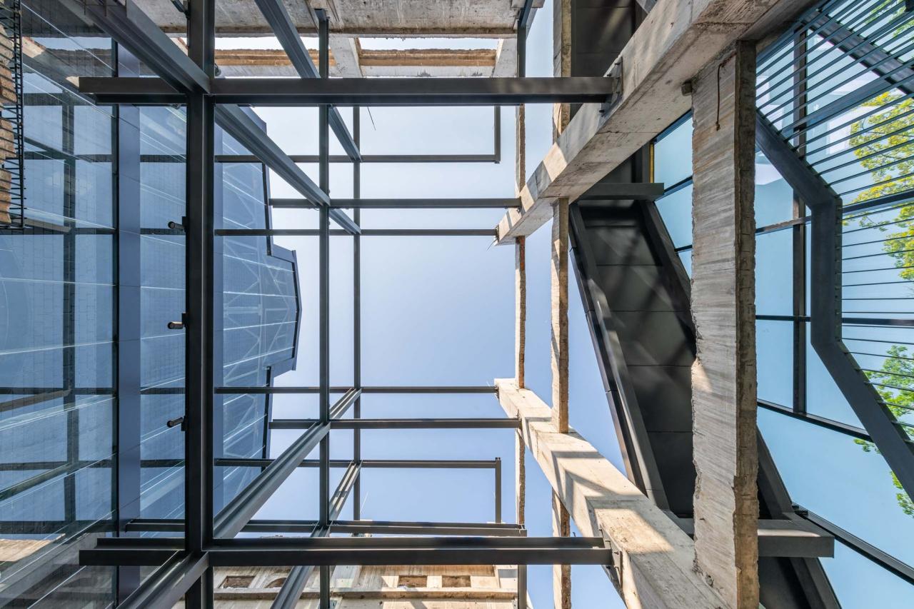 BIM建筑|沙井村民大厅 / 趣城工作室