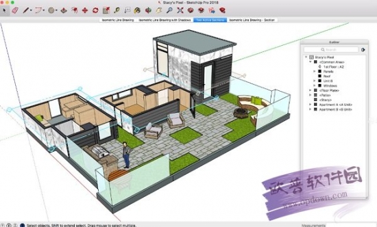 Sketchup pro2022草图大师Sketchup2021中文版，SU下载含注册机+安装教程，32位/64位