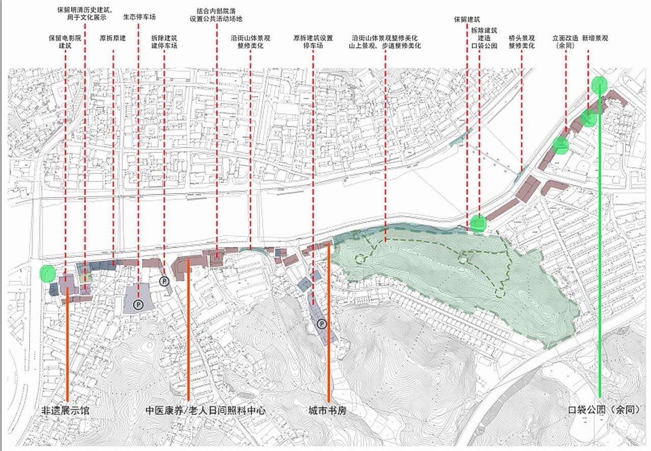 BIM建筑|新烟火主义：缙云老城溪滨南路有机更新 / I Studio言吾建筑