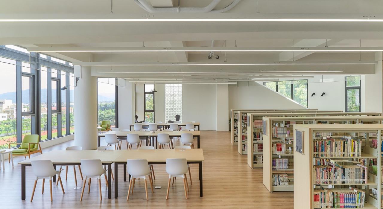 BIM建筑|台中公共图书馆外埔分馆扩建 / 大秝设计