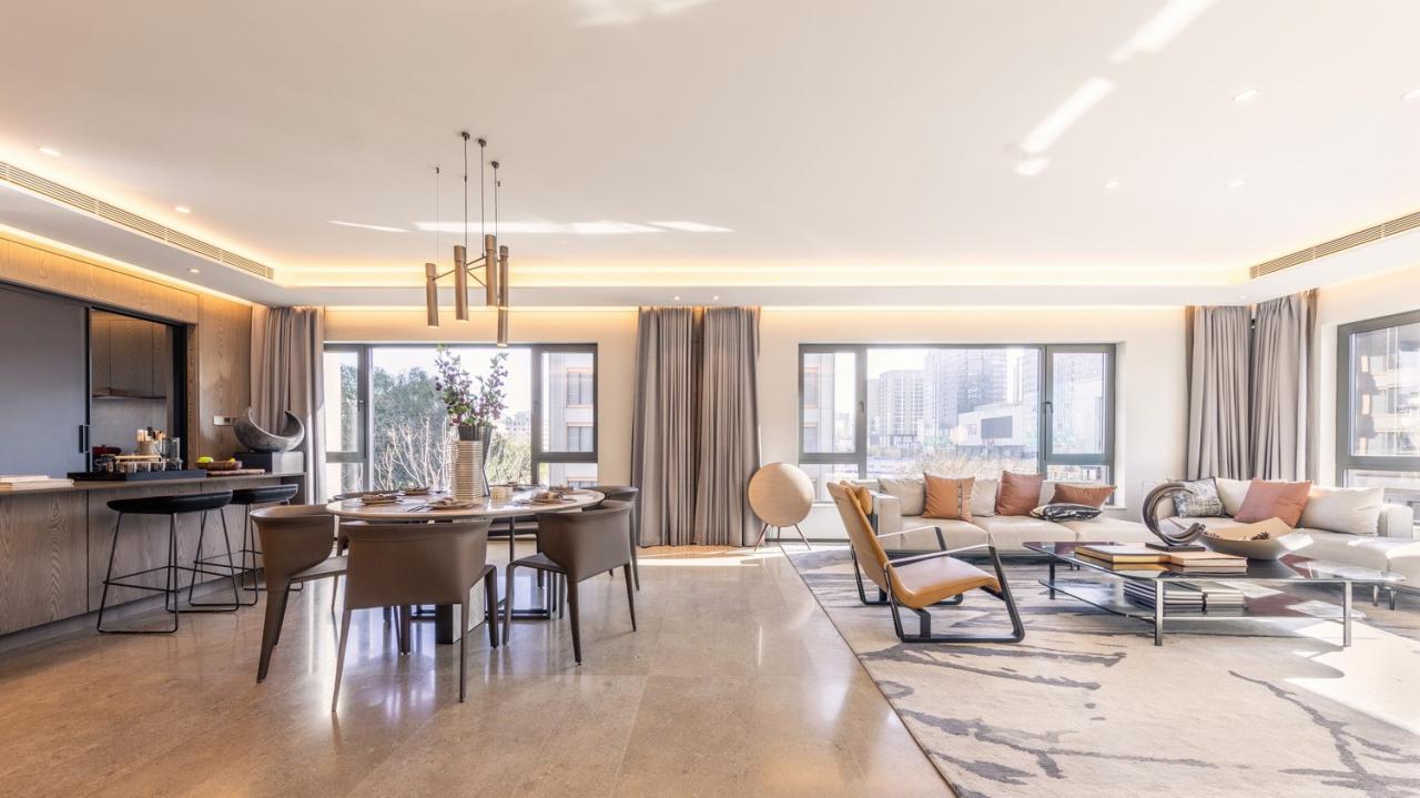 BIM建筑|奢居、从雅、极简 ： 沈阳龙湖 · 天奕 / 成执设计