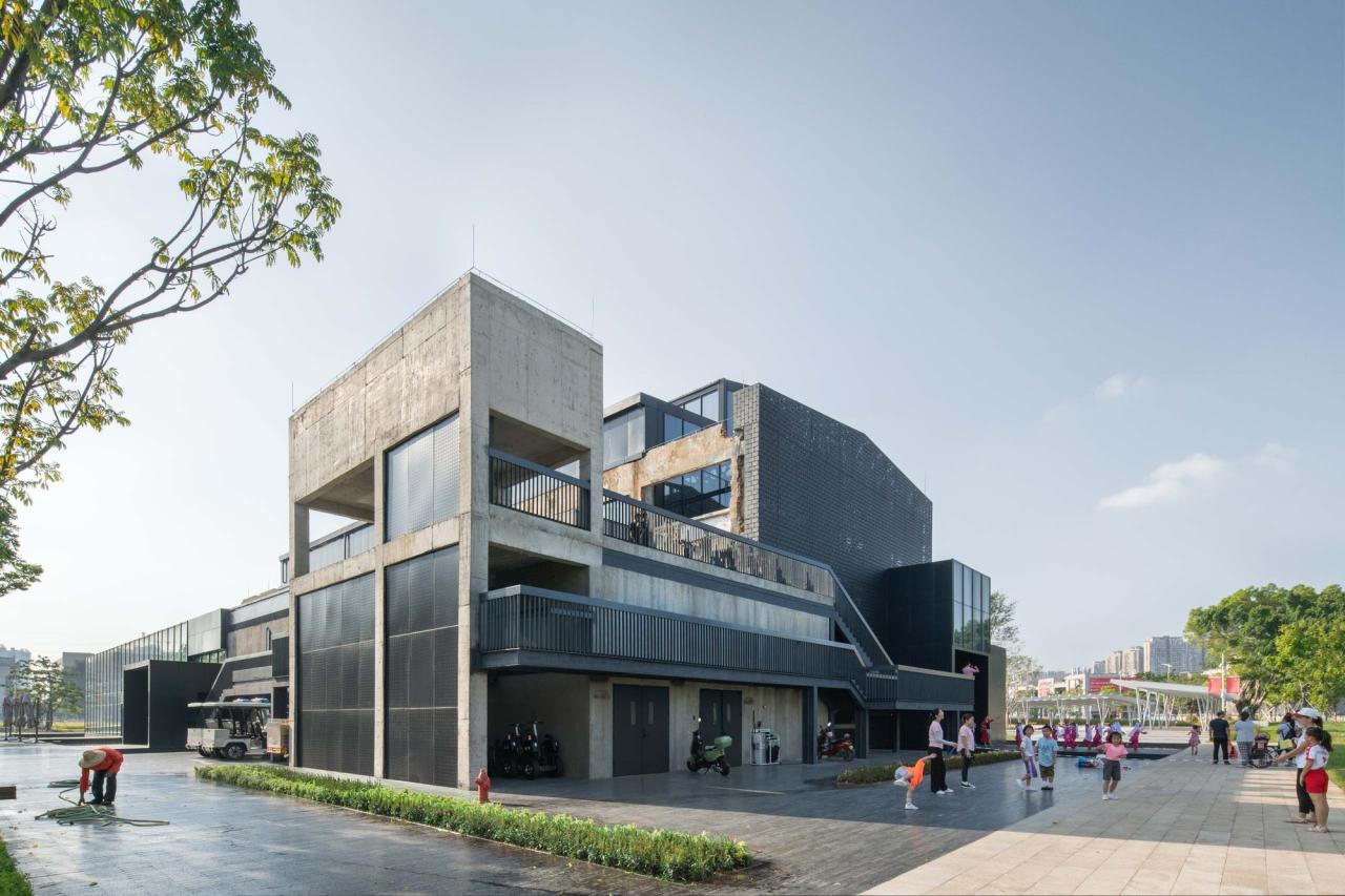 BIM建筑|沙井村民大厅 / 趣城工作室