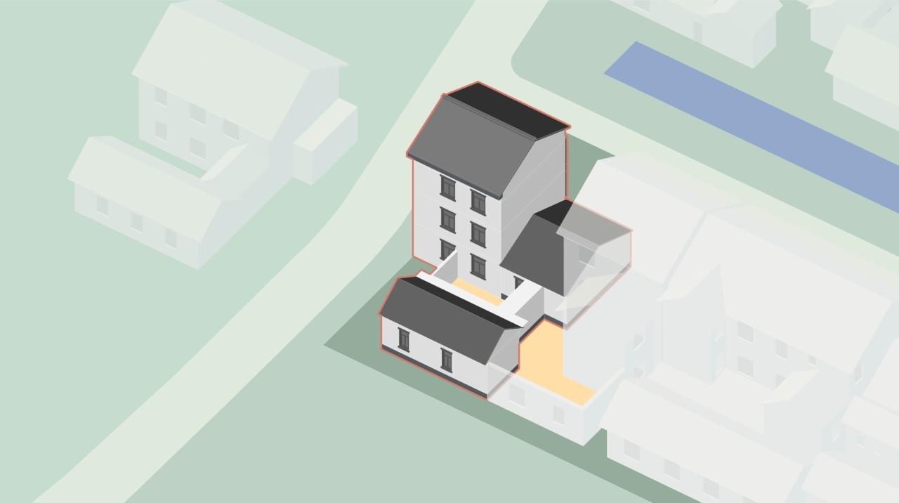 BIM建筑|待泾村花海民宿改造 / 凡度设计事务所