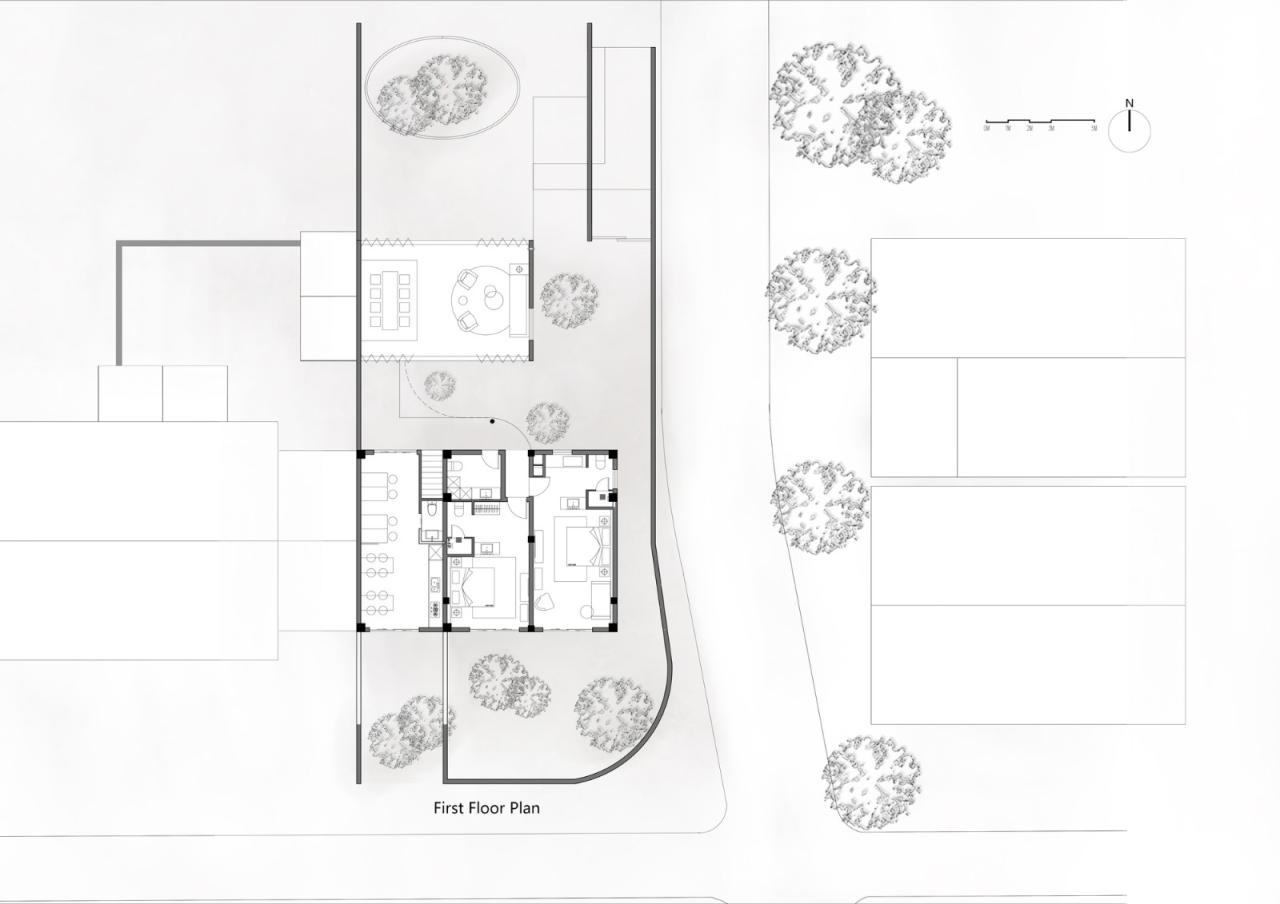 BIM建筑|待泾村花海民宿改造 / 凡度设计事务所