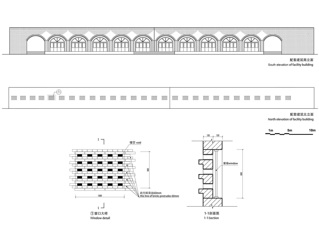 BIM建筑| 李子沟村红砖自然礼堂 / KEYWORKS + 礽建筑