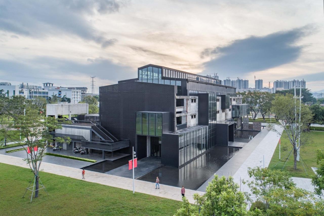 BIM建筑|沙井村民大厅 / 趣城工作室