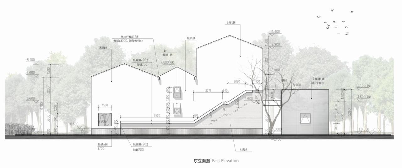 BIM建筑|剖面就是立面：白色的苏州伴宅 / Wutopia Lab