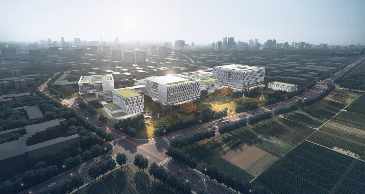 BIM建筑|福清市第二医院投标项目 / 山东省建筑设计研究院第六分院