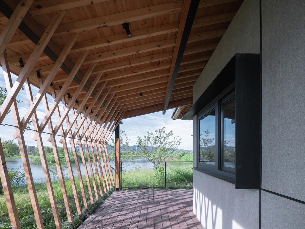 BIM建筑|富阳阳陂湖湿地生态酒店 / 尌林建筑