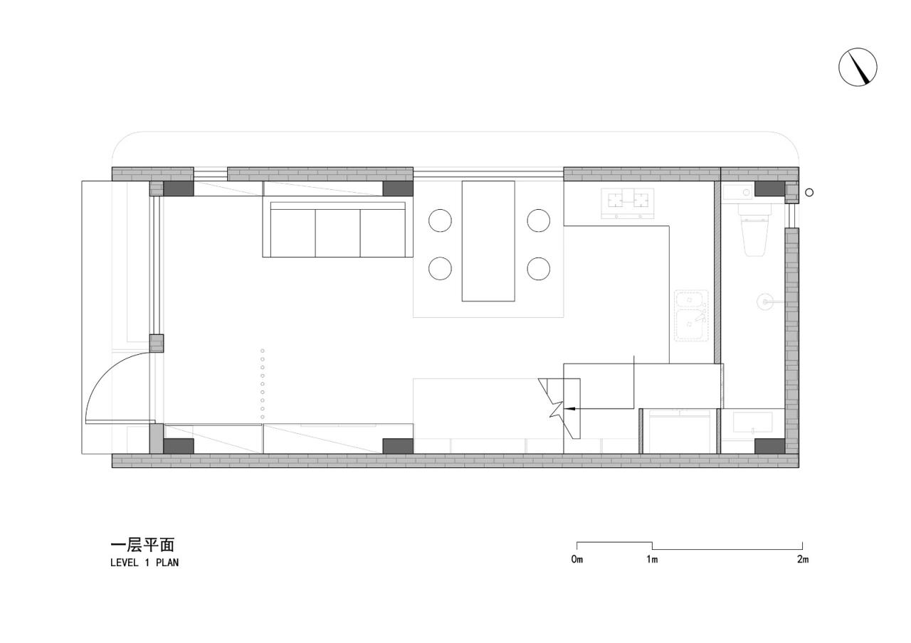 BIM建筑|80平米小屋改造：一叠居 / 本态建筑