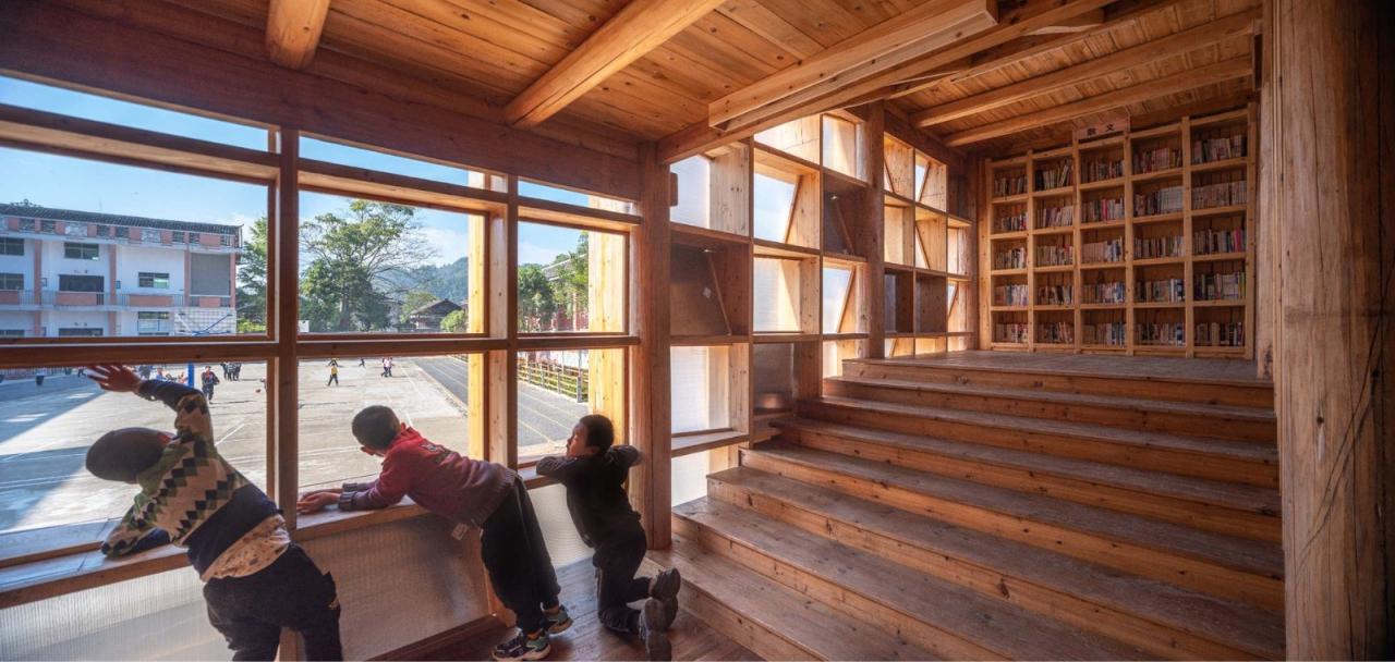 BIM建筑|中国乡村图书馆的新范式：坪坦书屋 / Condition Lab & UAL Studio