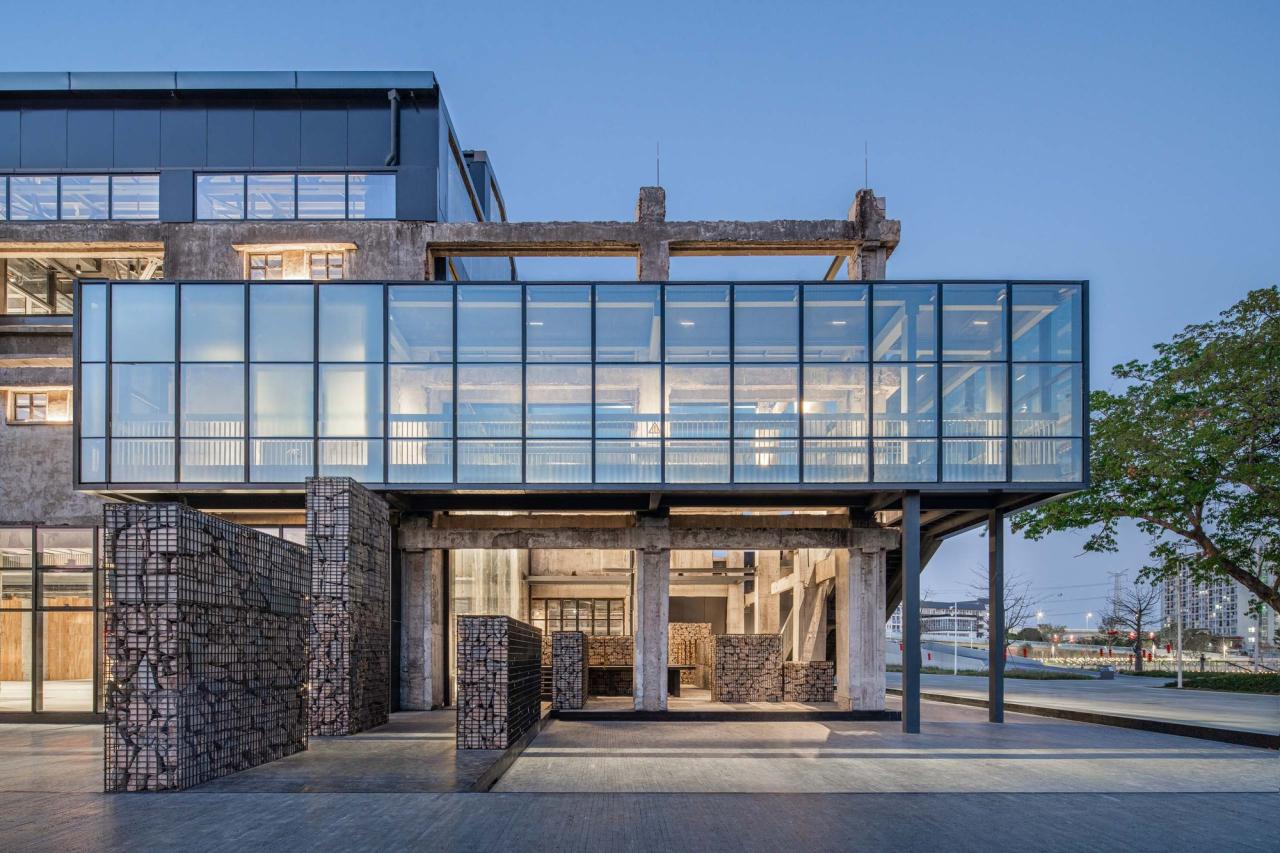 BIM建筑|沙井村民大厅 / 趣城工作室