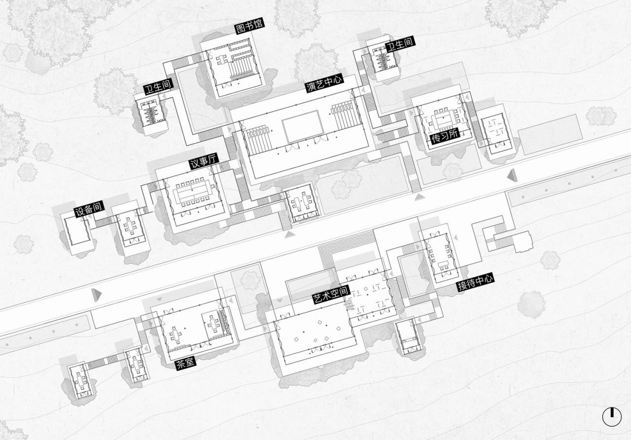 BIM建筑|雷山云屋：西江千户苗寨文化中心方案设计 / 外行建筑