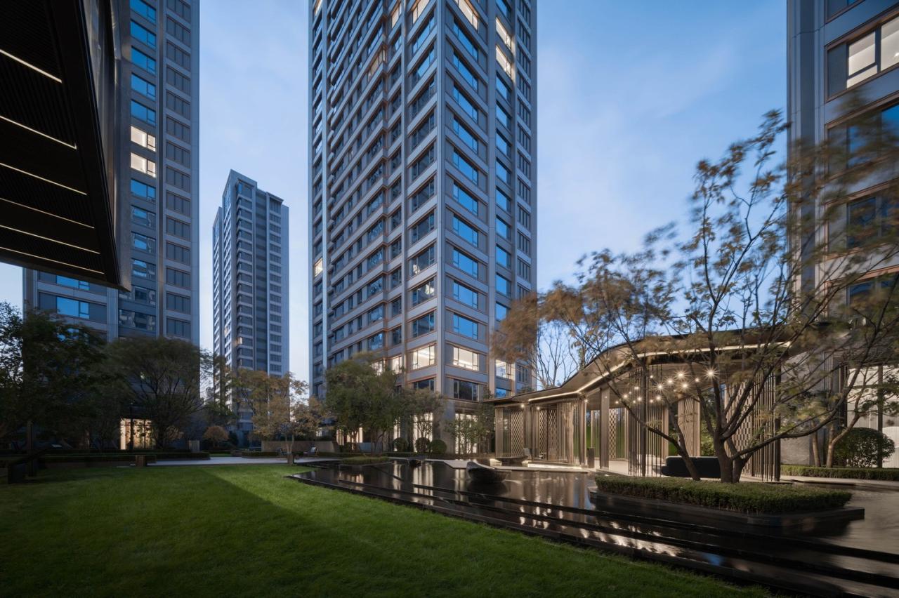 BIM建筑|奢居、从雅、极简 ： 沈阳龙湖 · 天奕 / 成执设计