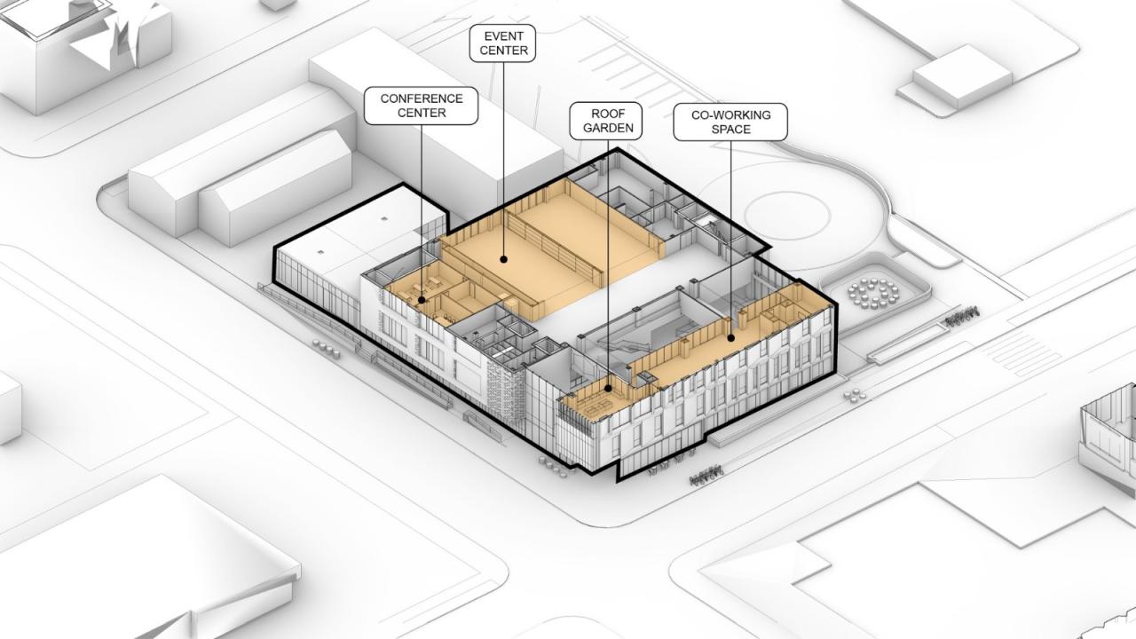 BIM建筑|迪由维尔学院卫生专业中心 / CannonDesign