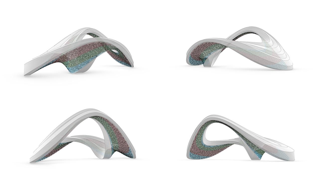 BIM建筑|《永无止境》——纪念北京外国语大学建校八十周年公共艺术作品 / 胡泉纯新作