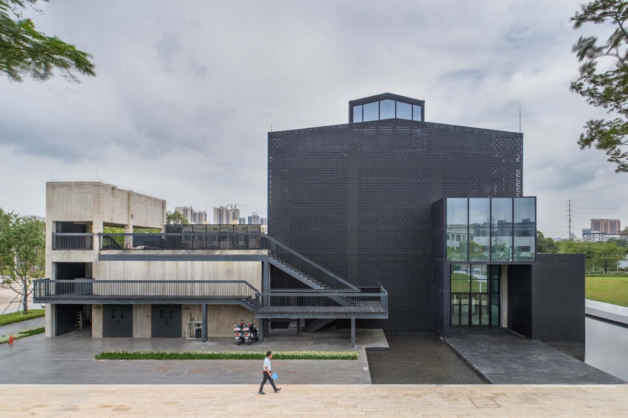 BIM建筑|沙井村民大厅 / 趣城工作室