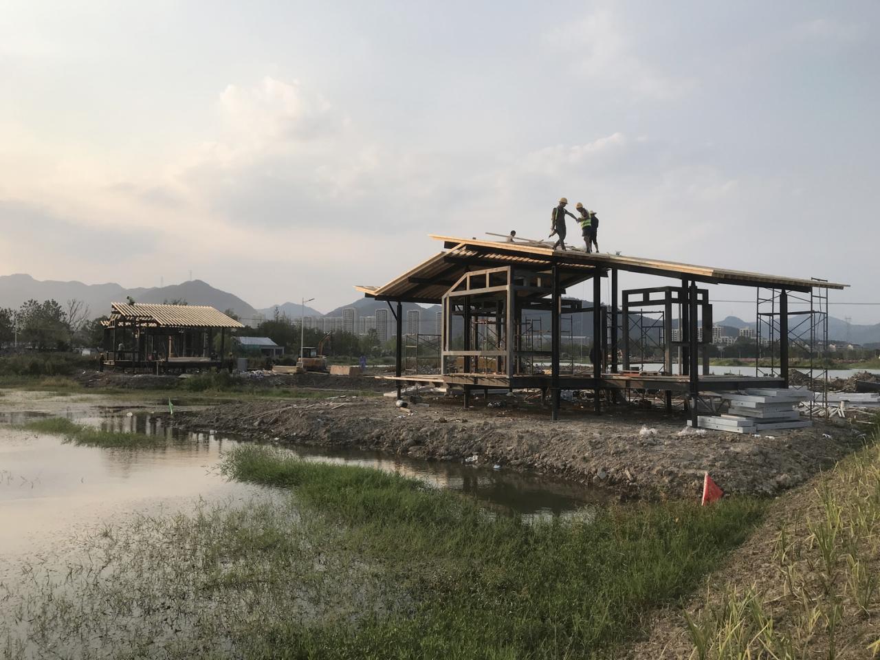 BIM建筑|富阳阳陂湖湿地生态酒店 / 尌林建筑