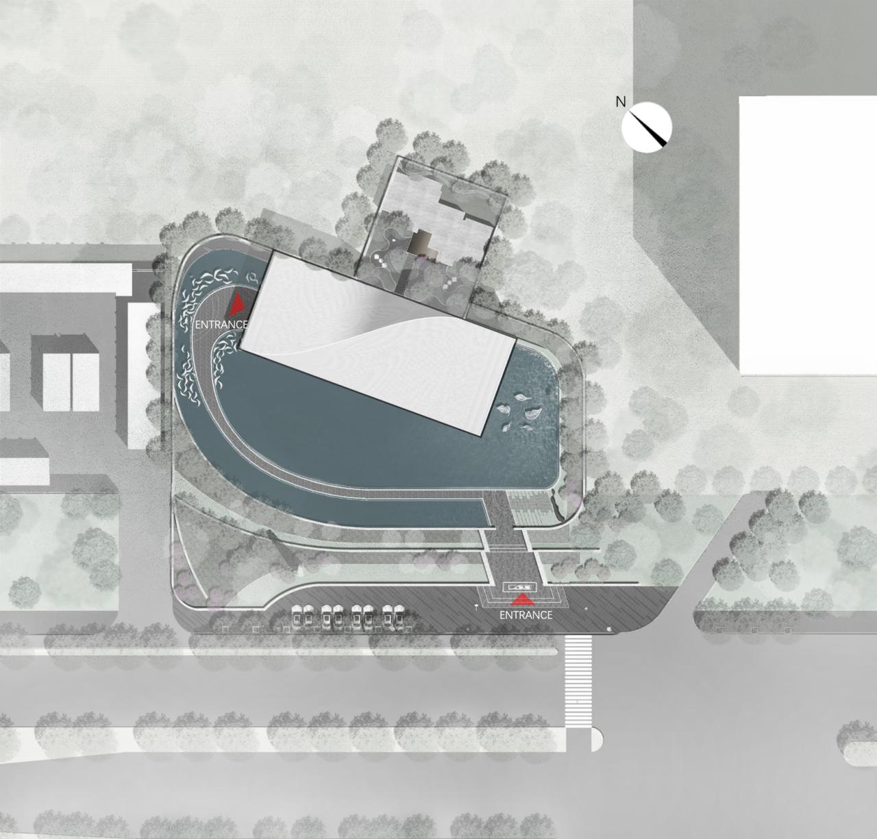 BIM建筑|武汉城建 · 花山印象：旋扭的动感 / 成执设计