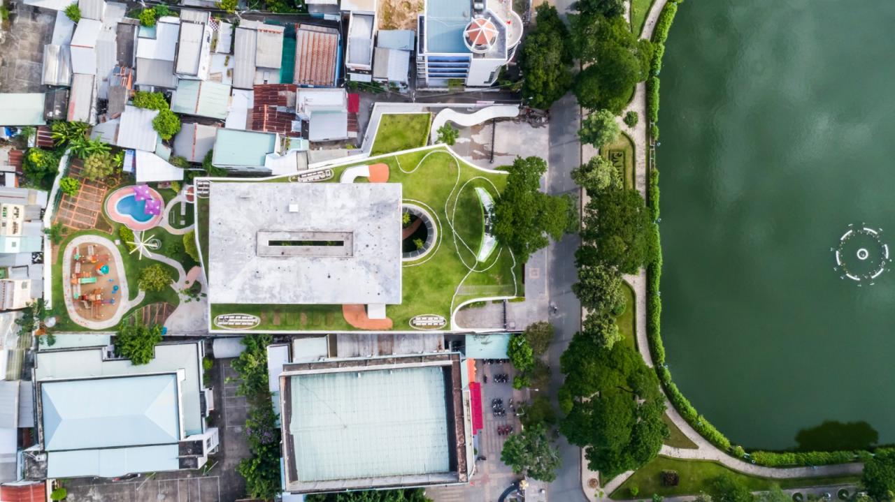 BIM建筑|山坡下的秘密基地：TTC Elite Ben Tre 幼儿园 / KIENTRUC O