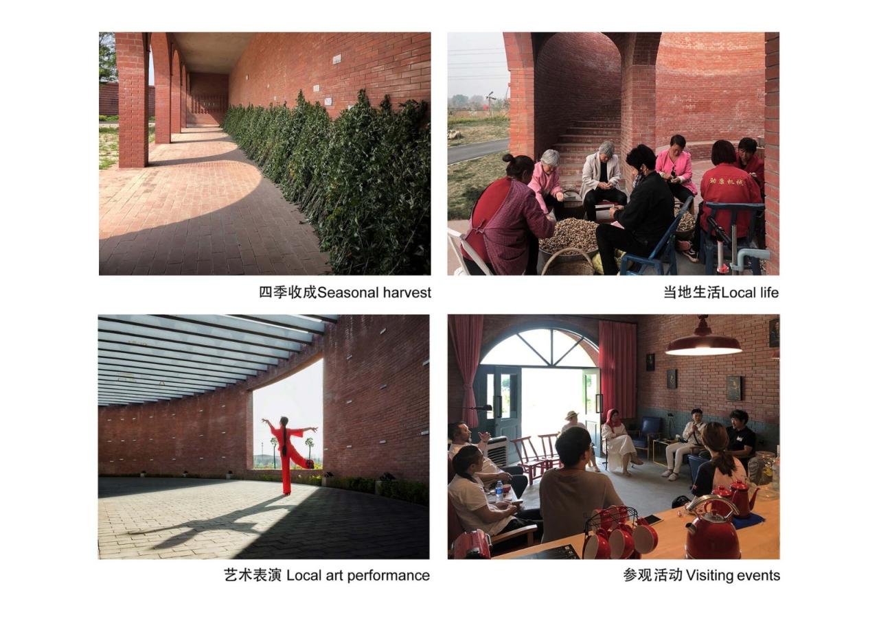 BIM建筑| 李子沟村红砖自然礼堂 / KEYWORKS + 礽建筑