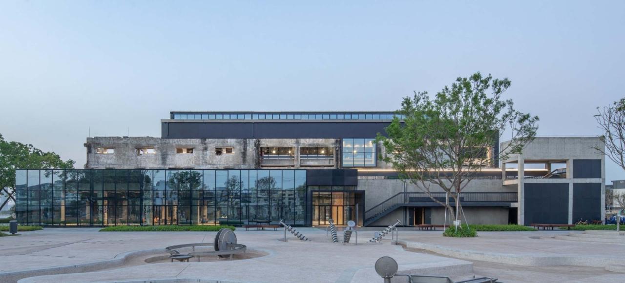 BIM建筑|沙井村民大厅 / 趣城工作室