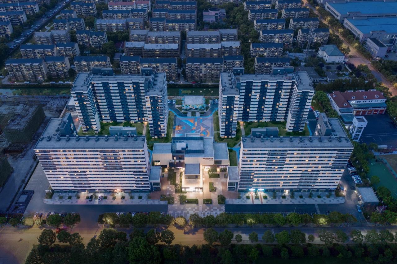BIM建筑|“住有所居”实验地：有巢国际公寓社区东部经开区店 / 上海日清
