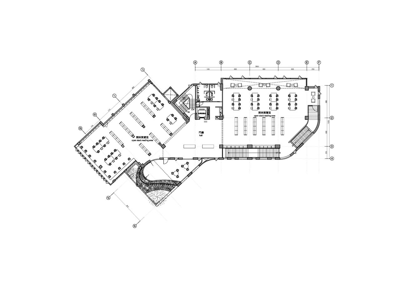 BIM建筑|台中公共图书馆外埔分馆扩建 / 大秝设计