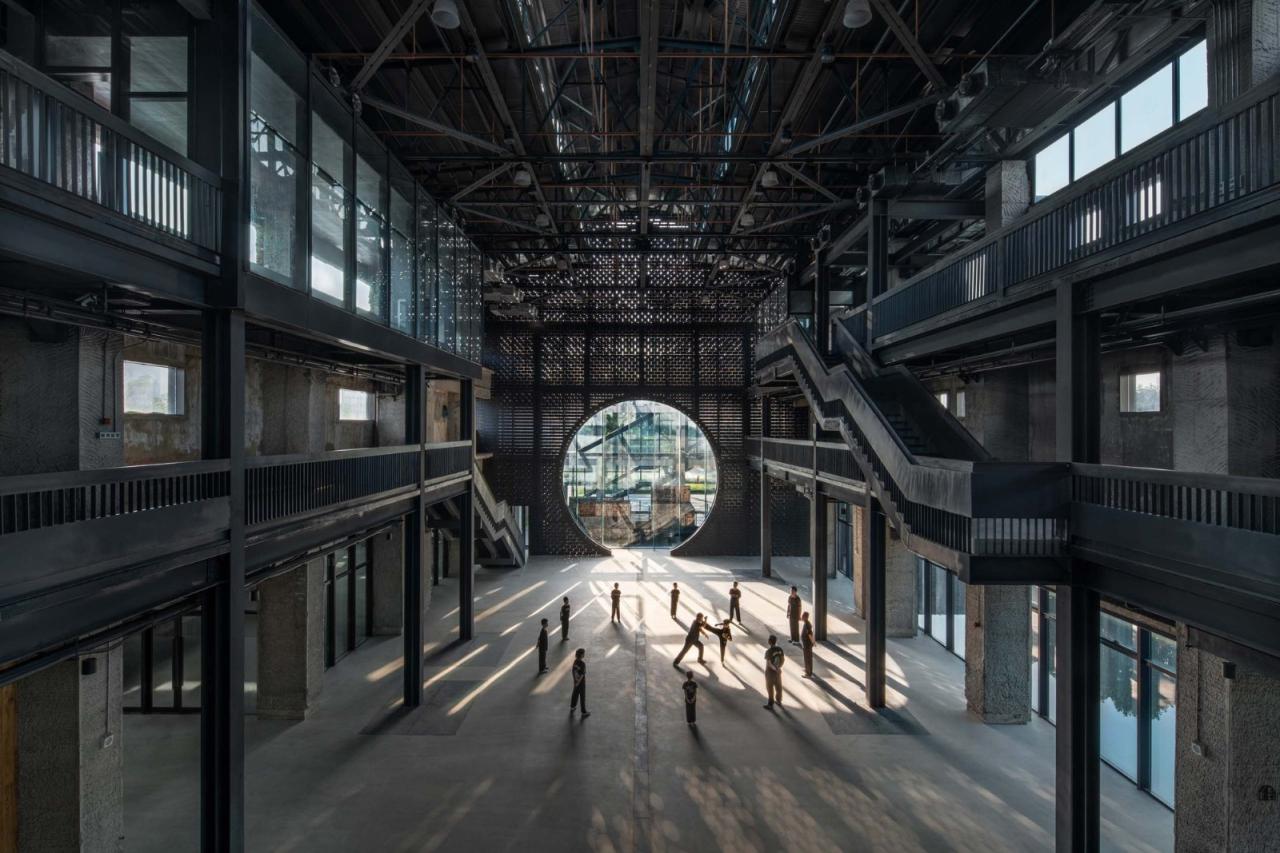 BIM建筑|沙井村民大厅 / 趣城工作室